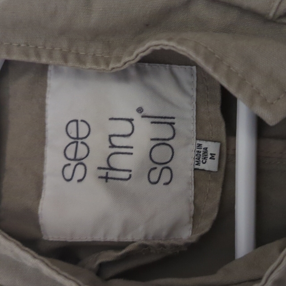 Women's Lightweight Military style Jacket - Picture 3 of 5